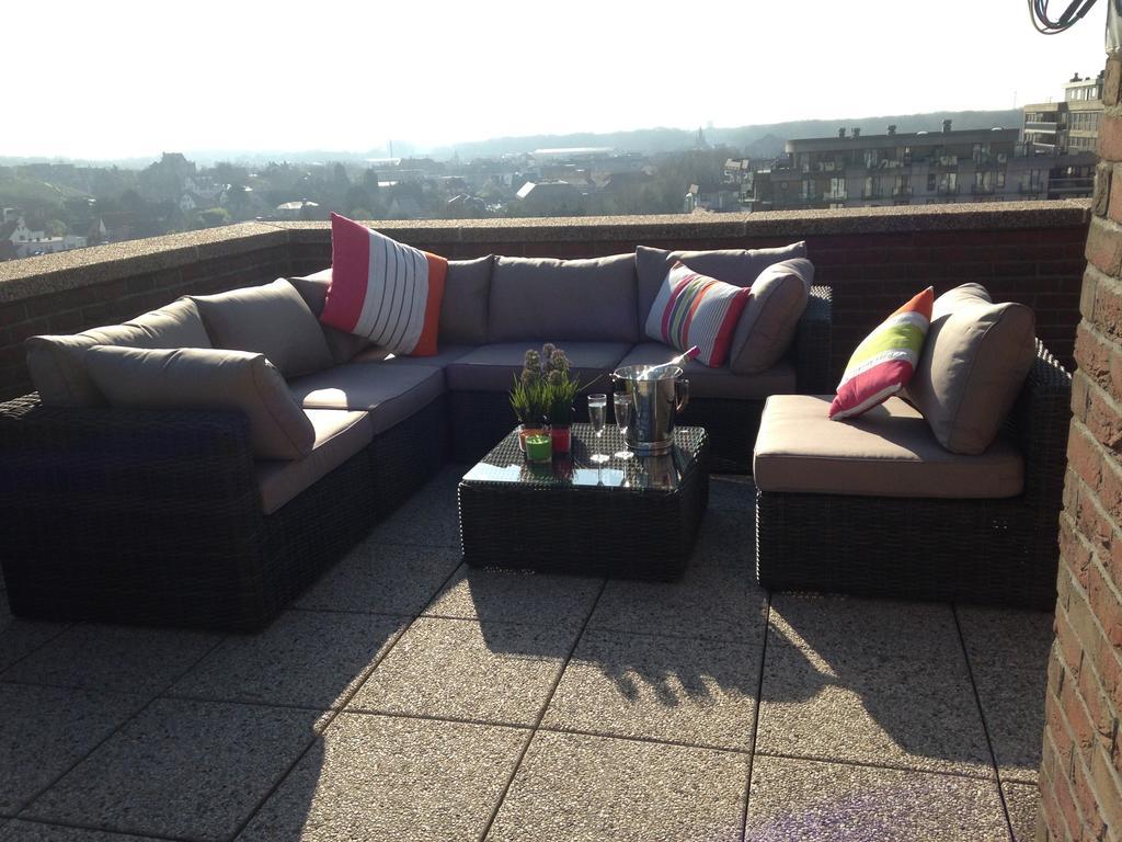 Ferienwohnung Duplex Penthouse Plaza De Panne Zimmer foto